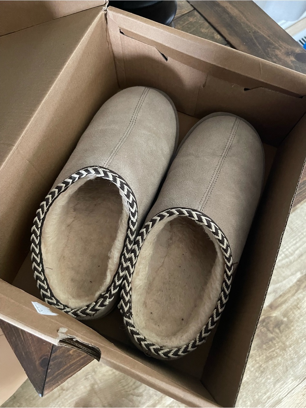 BearPaw Tabitha Slip-On Shoe in Mushroom Beige
